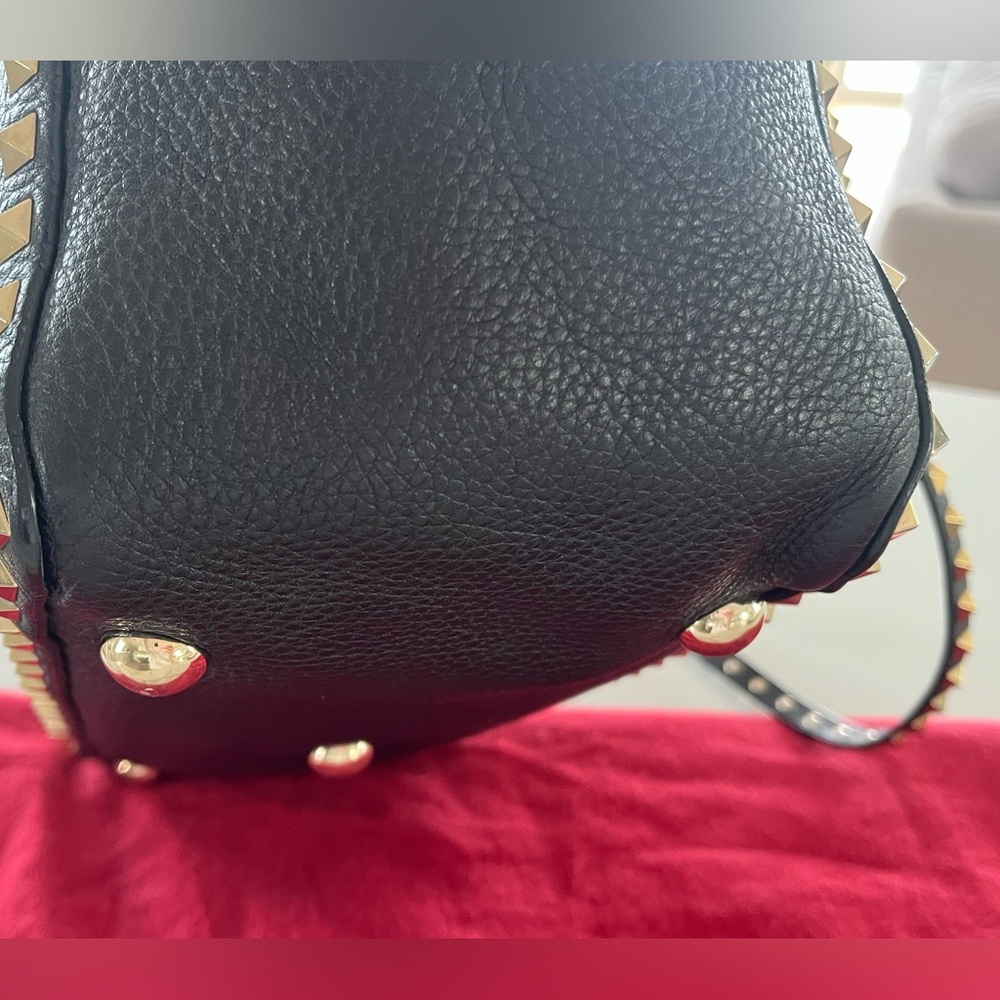 Valentino Garavani - Black Rockstud Tote  Bag / Shoulder Bag / Crossbody Bag - Picture 7 of 16
